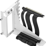 Kit Riser PCIe 4.0 16X  Fractal Design  Flex 2   avec support vertical et nappe 20cm (Blanc)
