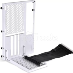 Kit Riser PCIe 4.0 16X  Lian-Li  pour O11 Dynamic Mini avec support vertical et nappe 20cm (Blanc)