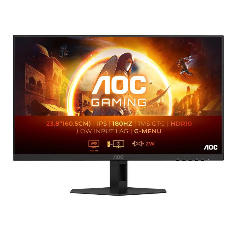 AOC 24G4X écran plat de PC 60,5 cm (23.8") 1920 x 1080 pixels Full HD LCD Noir