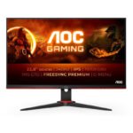 AOC G2 24G2ZE/BK LED display 60,5 cm (23.8″) 1920 x 1080 pixels Full HD Noir, Rouge