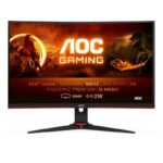 AOC G2 C24G2AE/BK écran plat de PC 59,9 cm (23.6″) 1920 x 1080 pixels Full HD LED Noir, Rouge