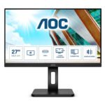 AOC U27P2CA écran plat de PC 68,6 cm (27″) 3840 x 2160 pixels 4K Ultra HD LED Noir