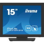 iiyama T1531SR-B1S Moniteur de caisse 38,1 cm (15&Prime;) 1024 x 768 pixels XGA Écran tactile