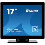 iiyama ProLite T1721MSC-B2 écran plat de PC 43,2 cm (17″) 1280 x 1024 pixels SXGA LED Écran tactile Dessus de table Noir