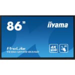 iiyama TE8612MIS-B3AG affichage de messages En forme de kiosk 2,18 m (86&Prime;) LCD Wifi 400 cd/m² 4K Ultra HD Noir Écran tactile I