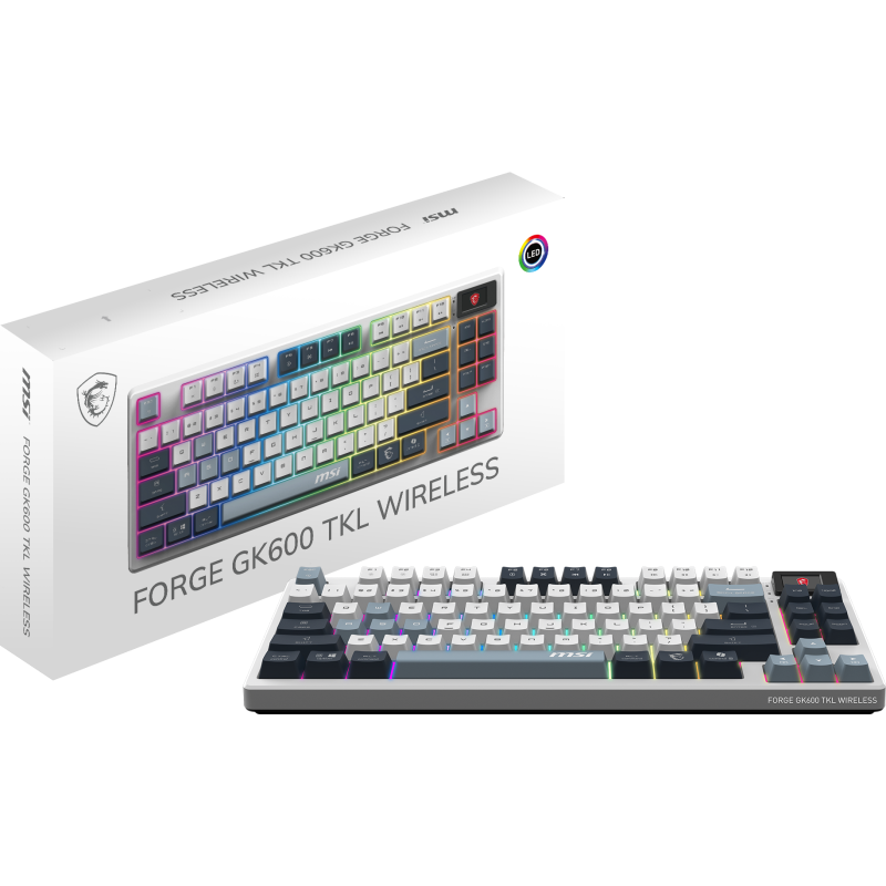 MSI FORGE GK600 TKL W SKY FR