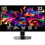 MSI MAG 321UP QD-OLED écran plat de PC 80 cm (31.5″) 3840 x 2160 pixels 4K Ultra HD QDOLED Noir