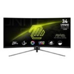 MSI MAG 345CQR écran plat de PC 86,4 cm (34″) 3440 x 1440 pixels UltraWide Dual Quad HD Noir