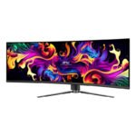 MSI MPG 491CQP QD-OLED écran plat de PC 124,5 cm (49″) 5120 x 1440 pixels DQHD QDOLED Noir