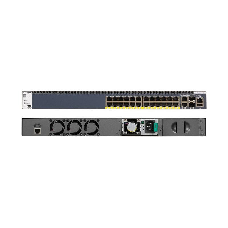 NETGEAR M4300 28G PoE+ MANAGED SWITCH W/APS1000W (GSM4328PB)