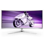 Philips 34M2C8600/00 écran plat de PC 86,4 cm (34″) 3440 x 1440 pixels Wide Quad HD OLED Blanc