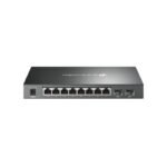 TP-Link Omada SG2210P commutateur réseau Géré L2/L2+ Gigabit Ethernet (10/100/1000) Connexion Ethernet, supportant l’alimentation via ce port (PoE) Noir