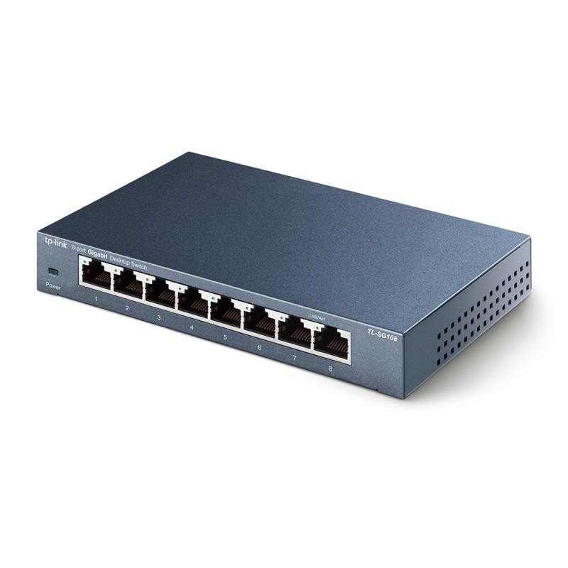 TP-LINK TL-SG108 V3 - Switch de bureau 8 ports Gigabit - Boîtier métal