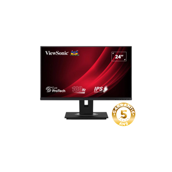 Viewsonic VG Series VG2448a écran plat de PC 61 cm (24") 1920 x 1080 pixels Full HD LED Noir