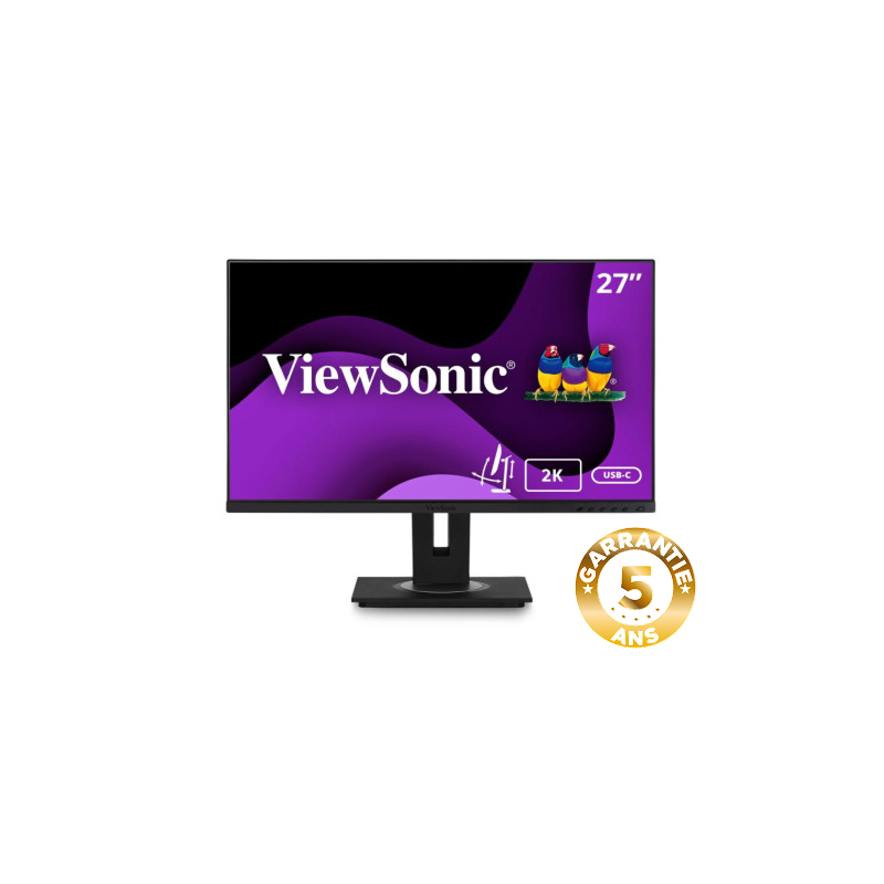 Viewsonic VG2756-2K écran plat de PC 68,6 cm (27") 2560 x 1440 pixels Full HD LED Noir