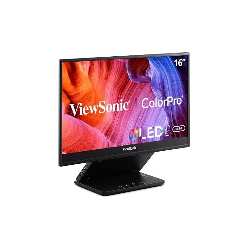 Viewsonic VP Series VP16-OLED écran plat de PC 40,6 cm (16") 1920 x 1080 pixels Full HD Noir