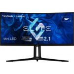 Viewsonic XG341C-2K écran plat de PC 86,4 cm (34″) 3440 x 1440 pixels UltraWide Quad HD Noir