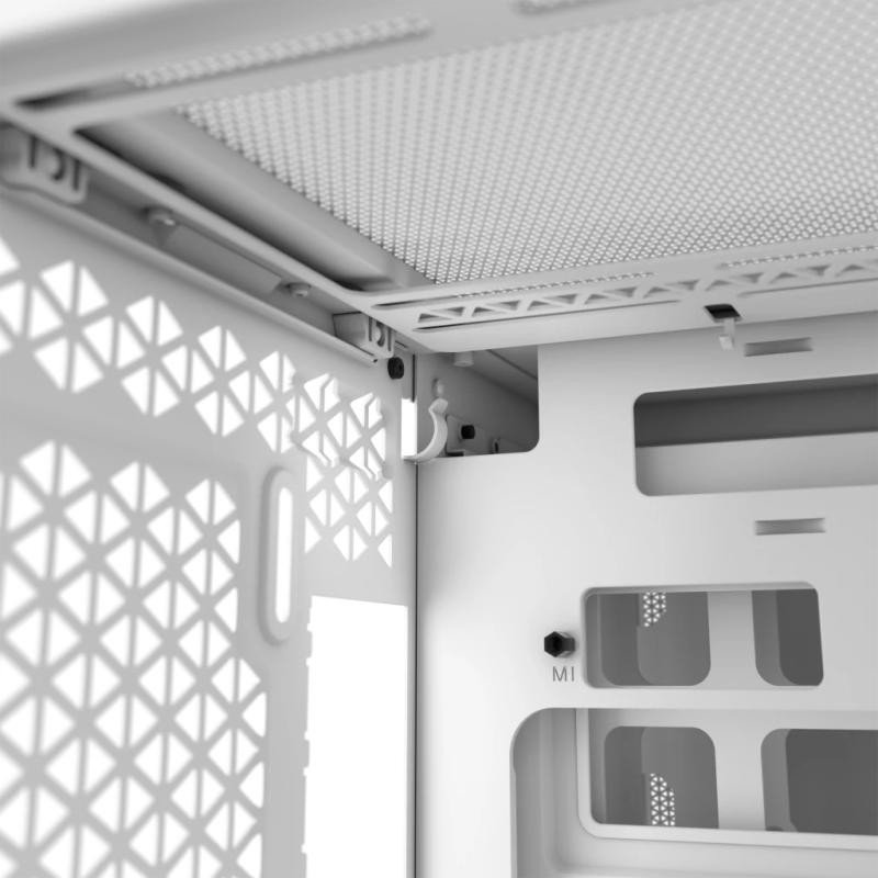 CORSAIR 2500X Micro ATX Dual Chamber PC Case - White – Image 6