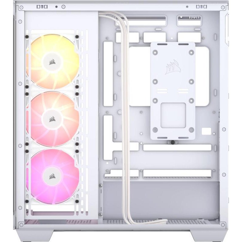CORSAIR 3500X ARGB Mid-Tower PC Case, White – Image 5