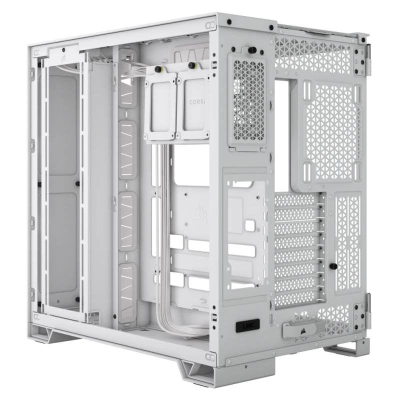 CORSAIR 6500X Mid-Tower Dual Chamber PC Case-WHITE – Image 6