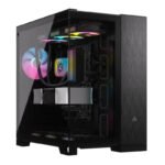 CORSAIR 6500X Mid-Tower PC Case, Black/Obsidian Aluminum