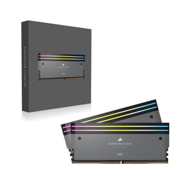 CORSAIR DOMINATOR TITANIUM RGB 64GO (2X32GO) DDR5 6000 MHZ – Image 6