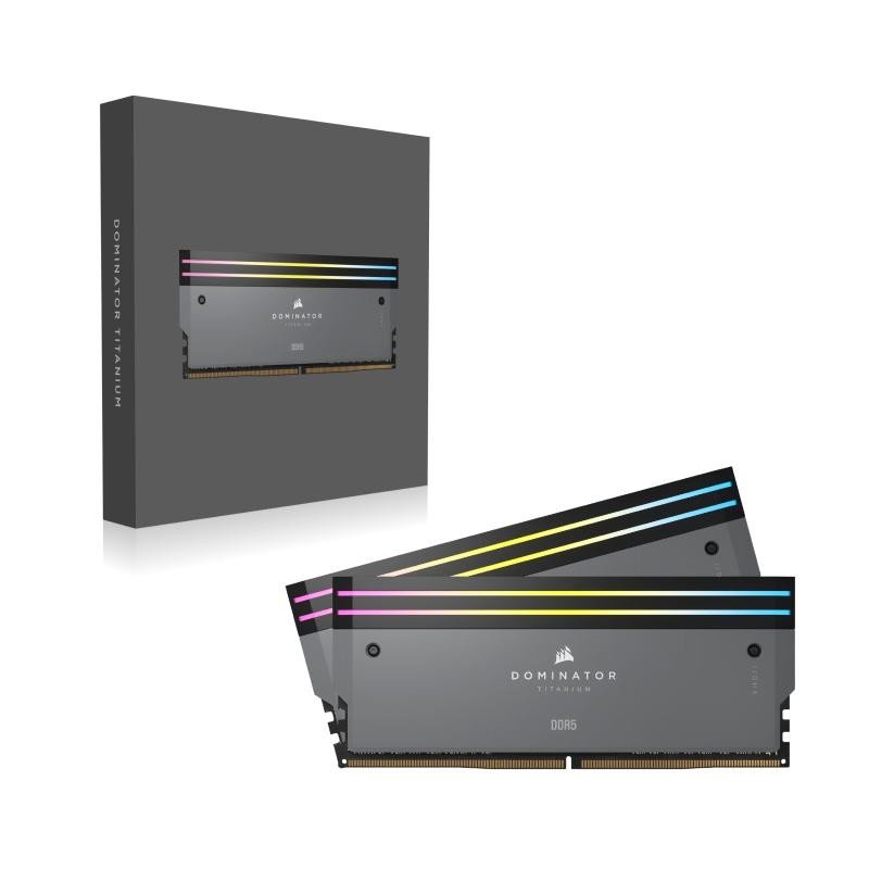 CORSAIR DOMINATOR TITANIUM RGB 64GO (2X32GO) DDR5 6000 MHZ – Image 6