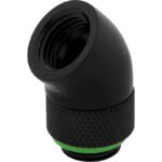 CORSAIR Hydro X Series XF Embout 45° rotatif – Noir (x 2)