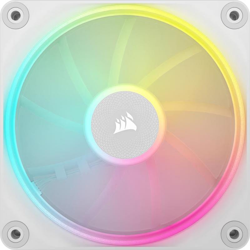 Corsair iCUE LINK LX120 RGB Boitier PC Ventilateur 12 cm Blanc 1 pièce(s) – Image 2