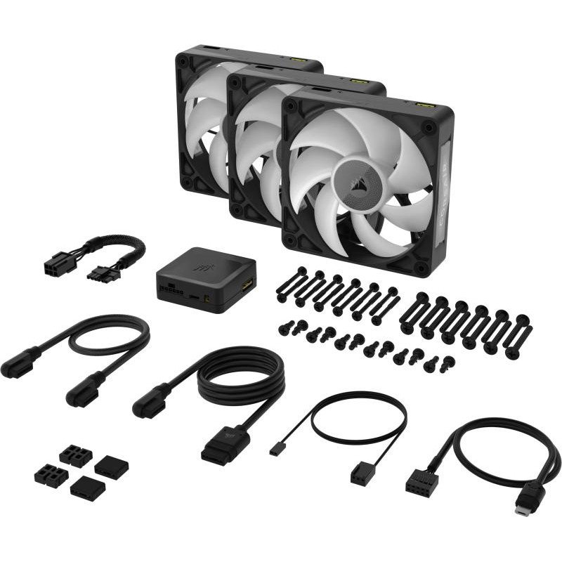 Corsair iCUE LINK RX120 MAX RGB Boitier PC Ventilateur 12 cm Noir 3 pièce(s) – Image 3