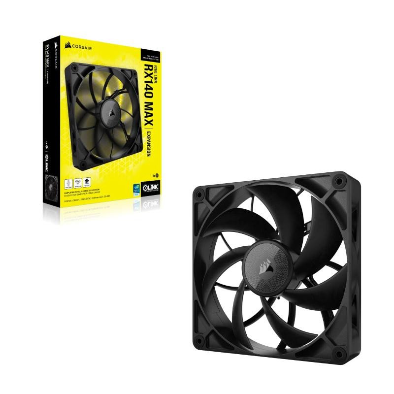 Corsair iCUE LINK RX140 MAX Boitier PC Ventilateur 14 cm Noir 1 pièce(s) – Image 3