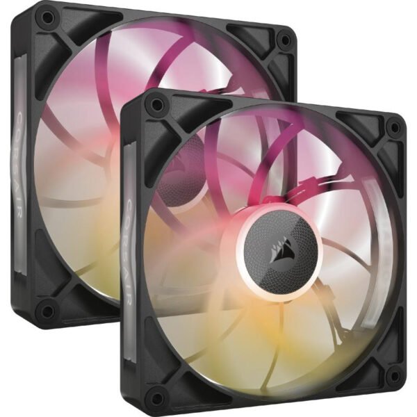 Corsair iCUE LINK RX140 MAX RGB Boitier PC Ventilateur 14 cm Noir 2 pièce(s) – Image 2