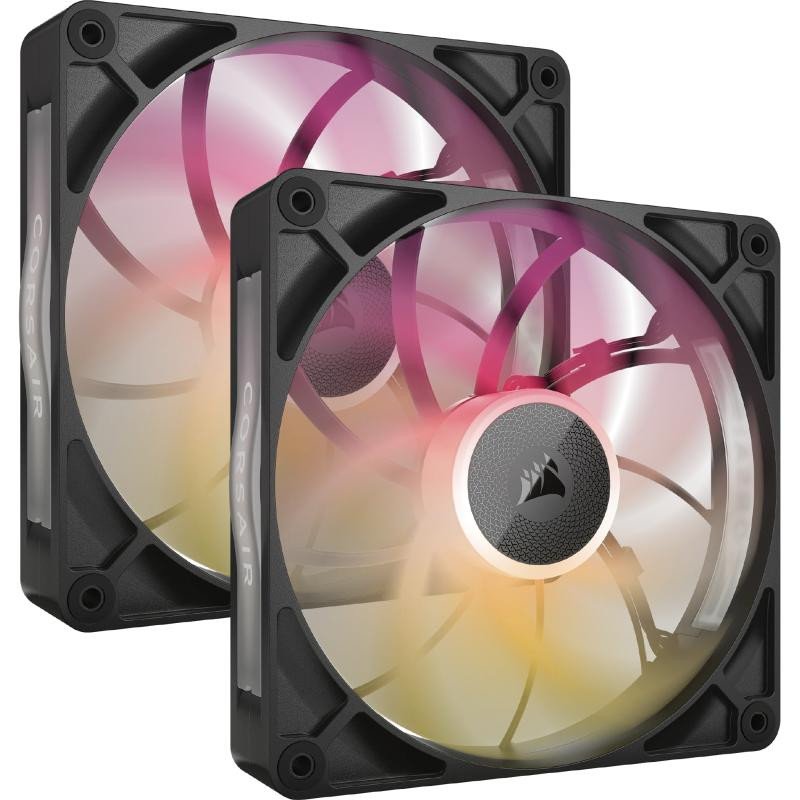 Corsair iCUE LINK RX140 MAX RGB Boitier PC Ventilateur 14 cm Noir 2 pièce(s) – Image 2