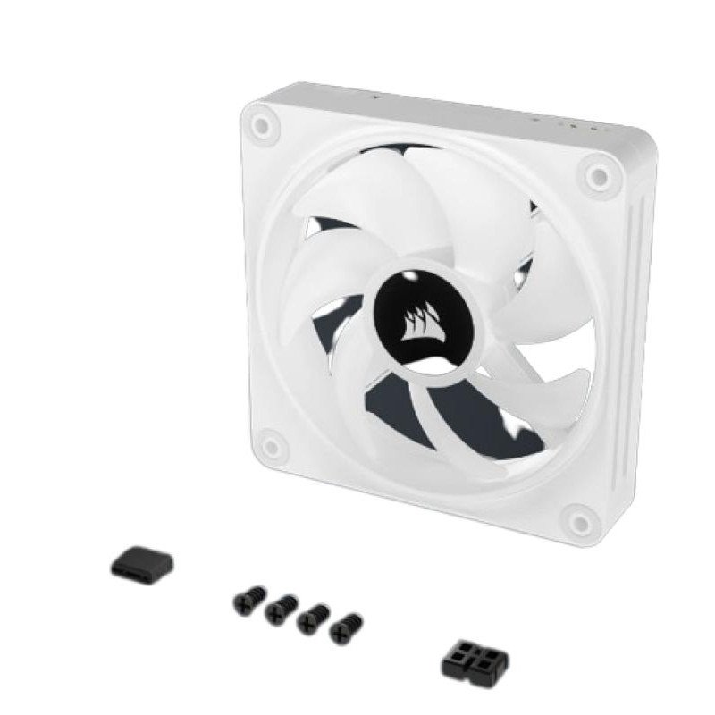 Corsair iCUE LINK QX120 RGB Boitier PC Ventilateur 12 cm Blanc 3 pièce(s) – Image 6