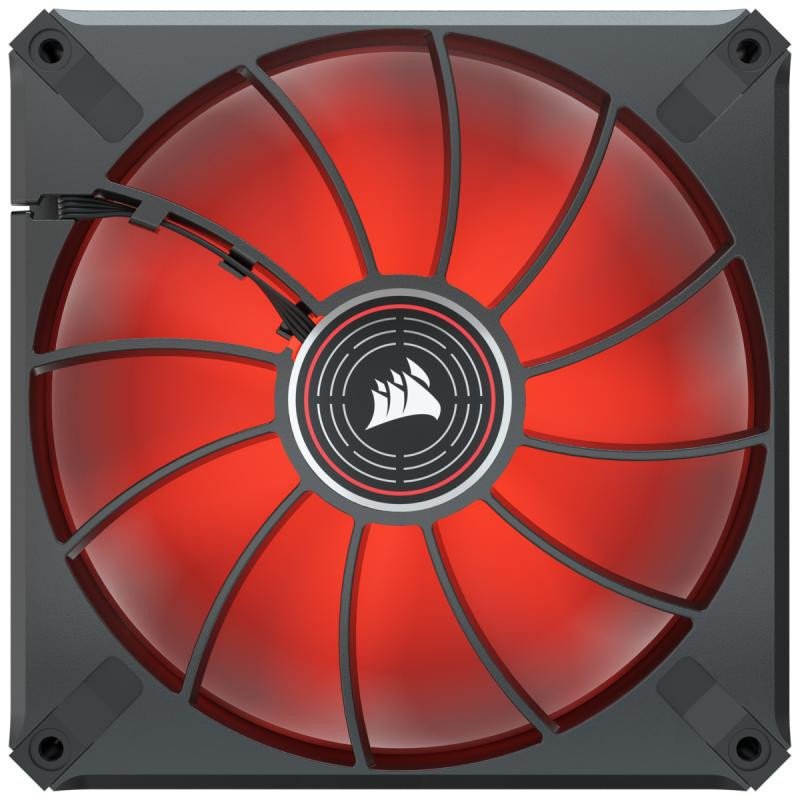 CORSAIR ML140 LED ELITE 140mm Magnetic Levitation Rouge SINGLE PACK – Image 5
