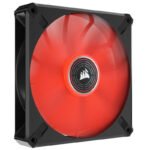 CORSAIR ML140 LED ELITE 140mm Magnetic Levitation Rouge SINGLE PACK