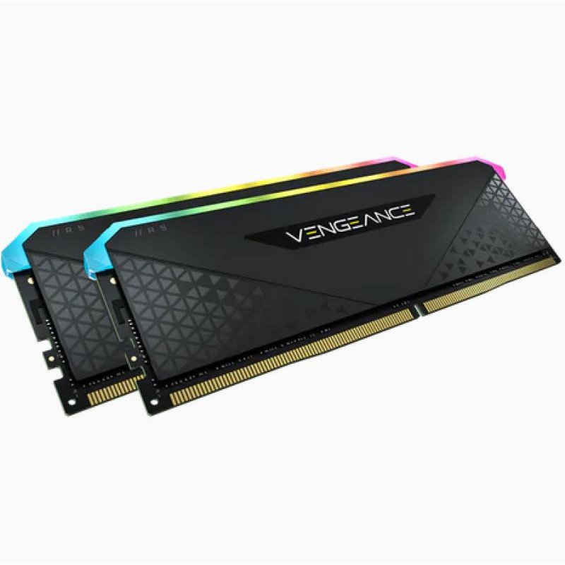 CORSAIR Vengeance RGB RS - DDR4 - kit - 32 Go: 2 x 16 Go - DIMM 288 broches - 3200 MHz / PC4-25600 - mémoire sans tampon