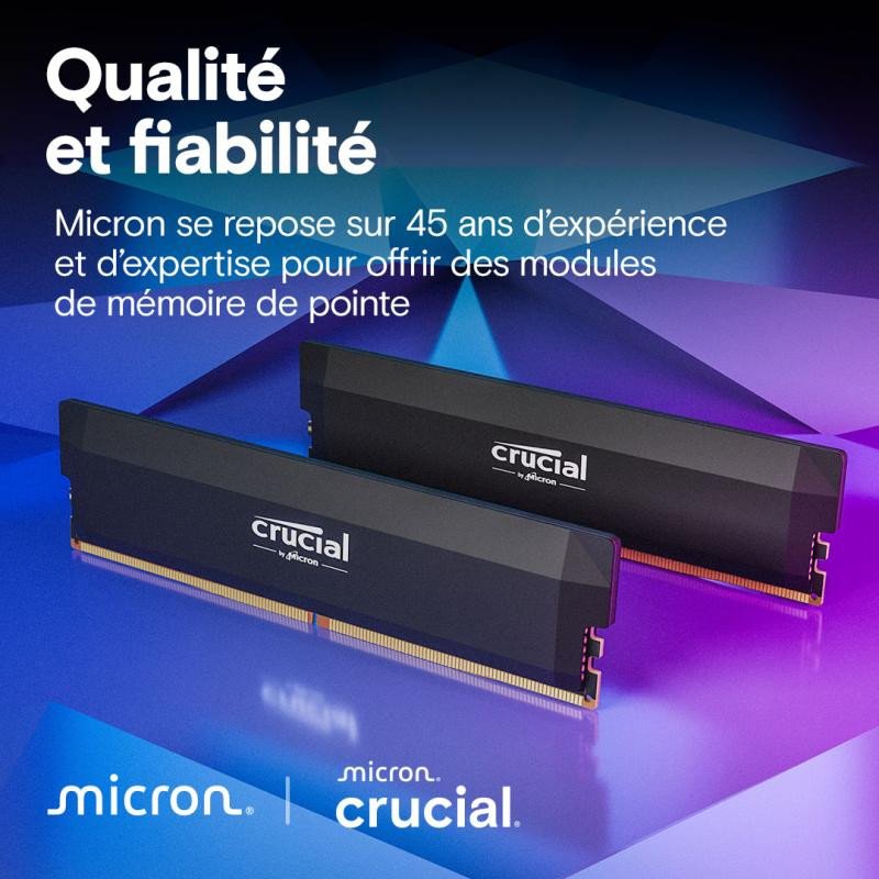 CRUCIAL PRO DIMM 64G (2x32G) DDR5-6000 – Image 6