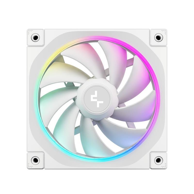 DeepCool FL12 WH-3 in 1 Boitier PC Ventilateur 12 cm Blanc 3 pièce(s) – Image 4