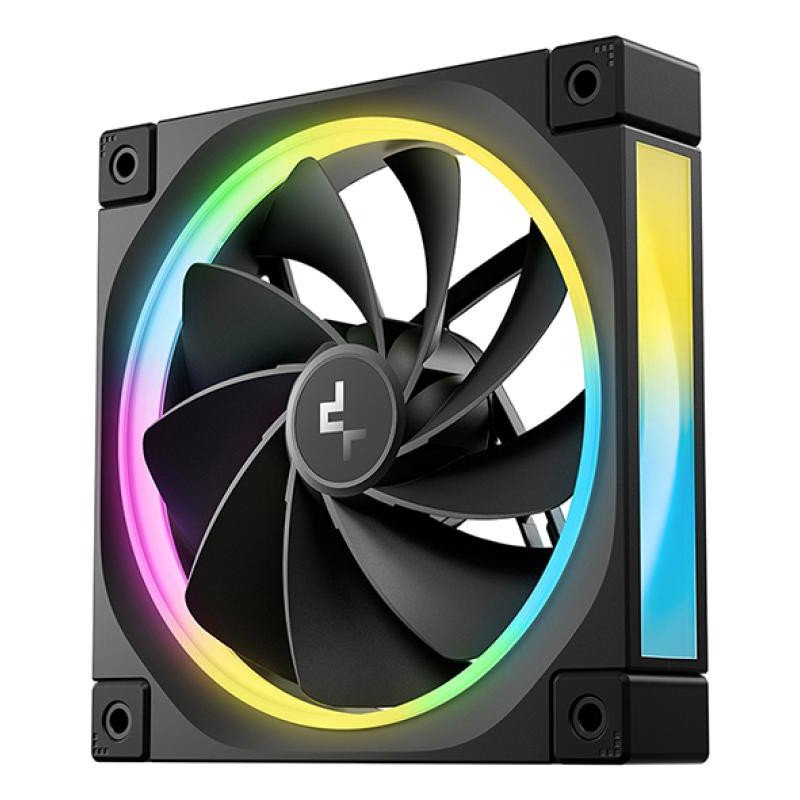 DeepCool FL12R-3 IN 1 Boitier PC Ventilateur 12 cm Noir 3 pièce(s) – Image 2