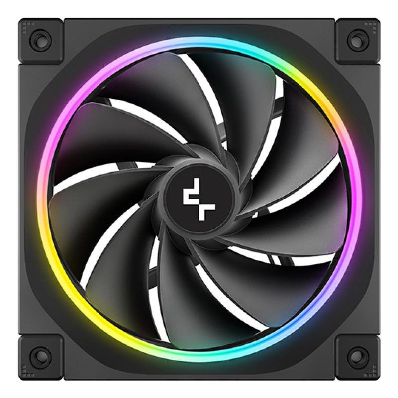 DeepCool FL12R-3 IN 1 Boitier PC Ventilateur 12 cm Noir 3 pièce(s) – Image 3