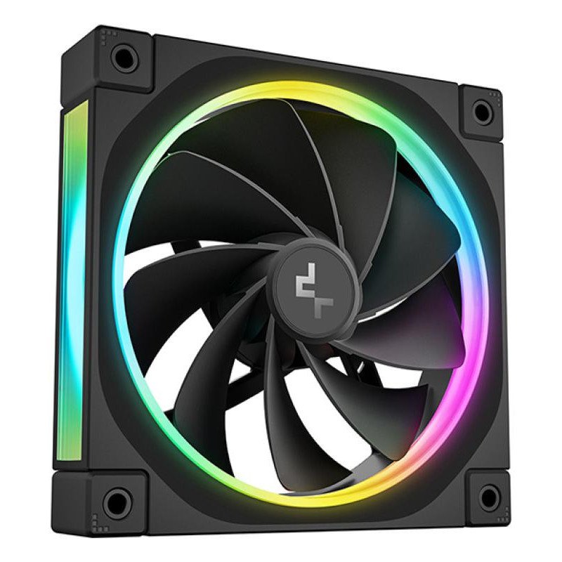 DeepCool FL12R-3 IN 1 Boitier PC Ventilateur 12 cm Noir 3 pièce(s) – Image 4