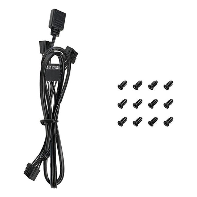 DeepCool FL12R-3 IN 1 Boitier PC Ventilateur 12 cm Noir 3 pièce(s) – Image 5