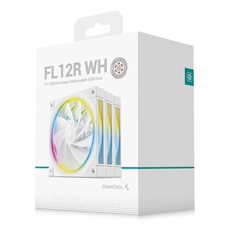 DeepCool FL12R WH-3 IN 1 Boitier PC Ventilateur 12 cm Blanc 3 pièce(s) – Image 6
