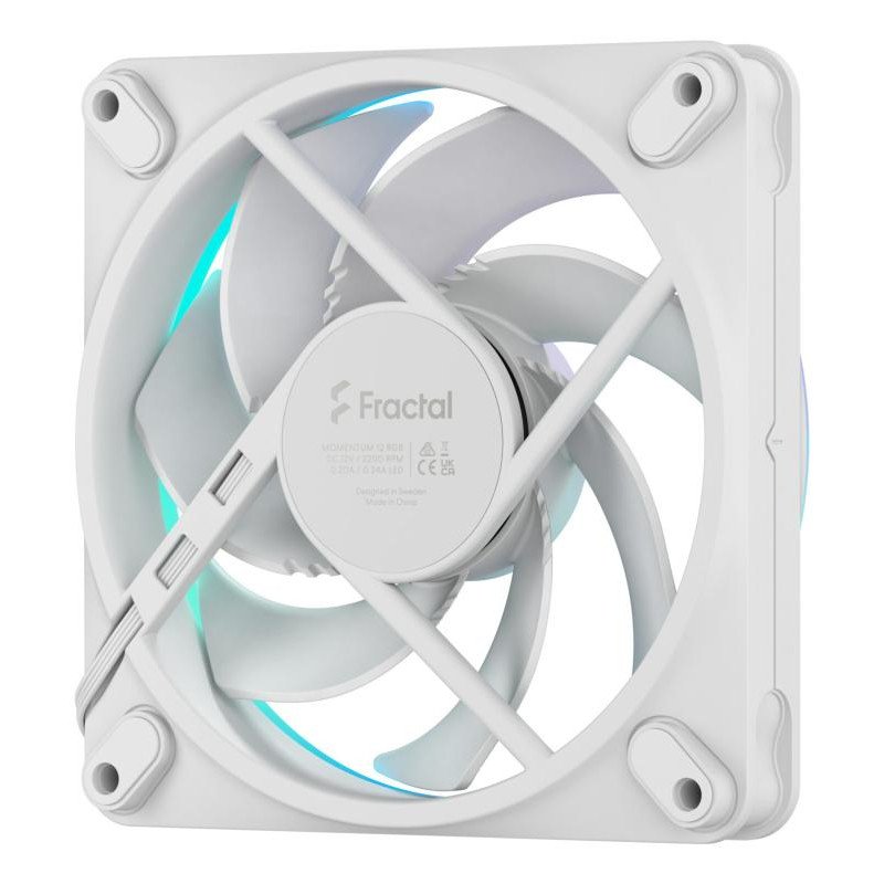 Fractal Design Momentum 12 RGB Boitier PC Ventilateur 12 cm Blanc 1 pièce(s) – Image 6