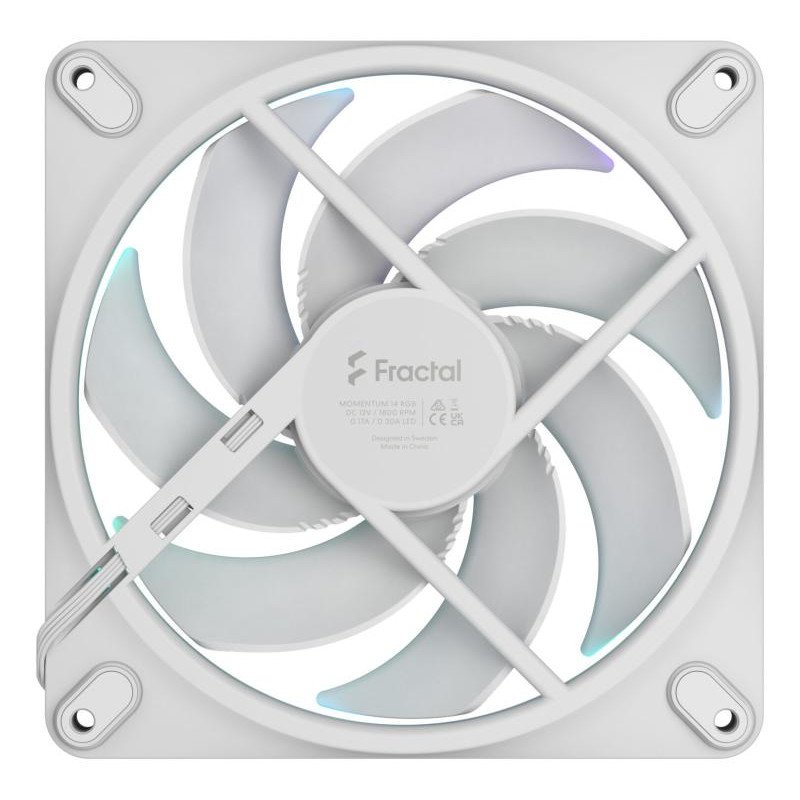 Fractal Design Momentum 14 RGB Boitier PC Ventilateur 14 cm Blanc 1 pièce(s) – Image 5
