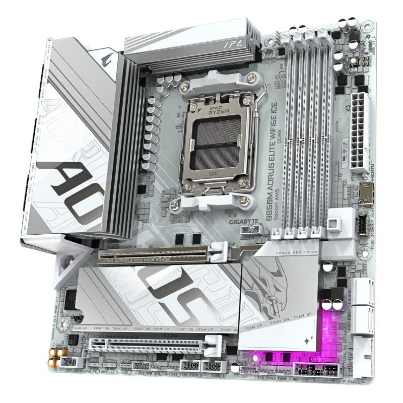 GIGABYTE B850M AORUS ELiTE WF6E ICE – Image 4