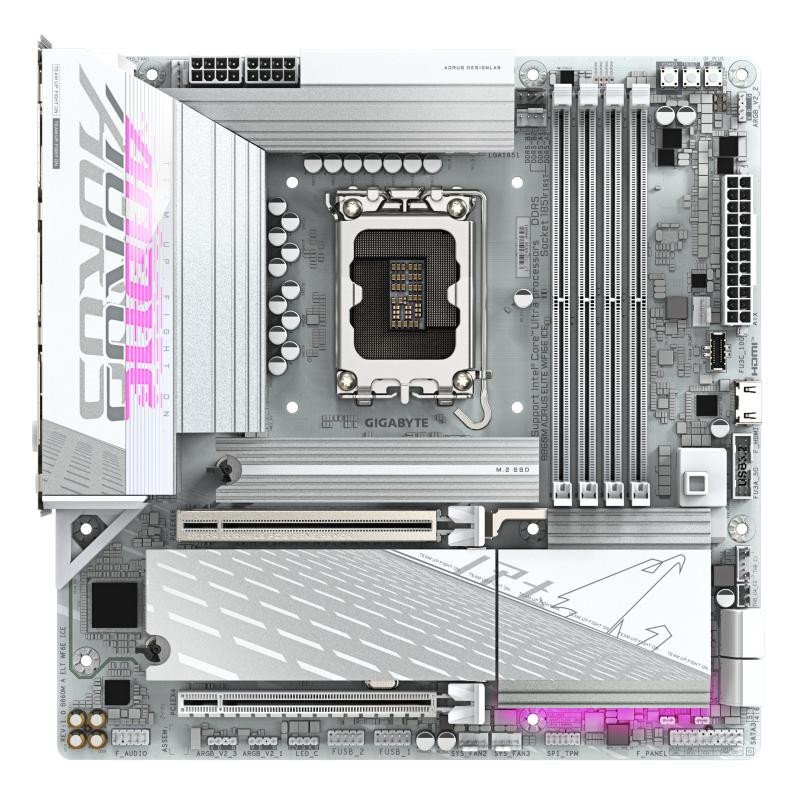 GIGABYTE B860M AORUS ELITE WF6E ICE – Image 2