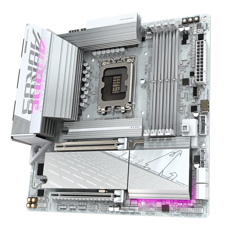 GIGABYTE B860M AORUS ELITE WF6E ICE – Image 4