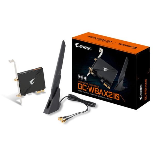 GIGABYTE GC-WBAX210 - CARTE PCI-E Wi-Fi 6E  + Bluetooth 5.2 – Image 2